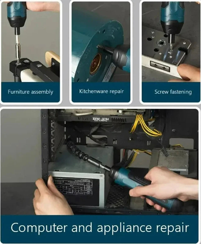 Cordless Automatic Screwdriver (20 Piece Set)