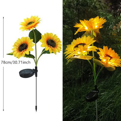 Self Charging Solar Sunflower LED Lights