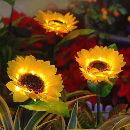 Self Charging Solar Sunflower LED Lights