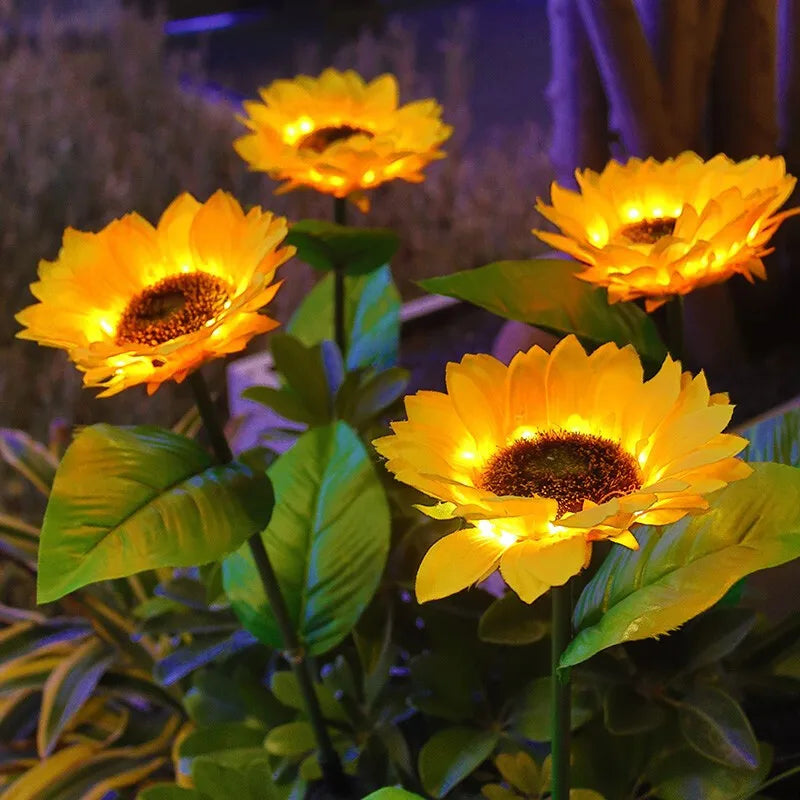 Self Charging Solar Sunflower LED Lights