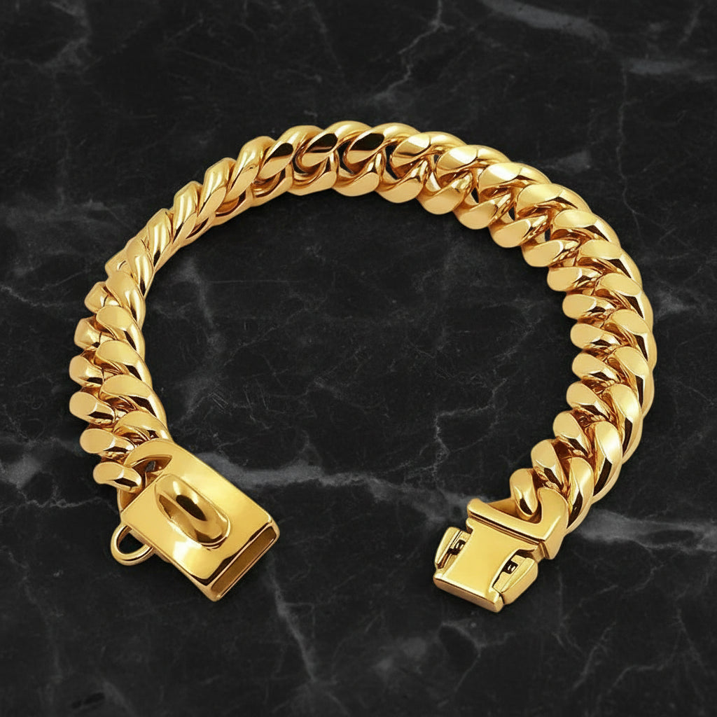 Stylish Stainless Steel Dog Collar