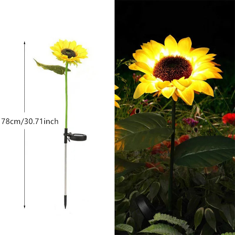 Self Charging Solar Sunflower LED Lights