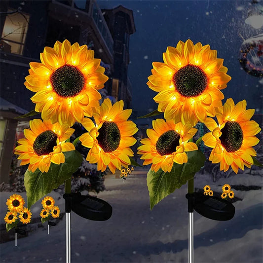 Self Charging Solar Sunflower LED Lights